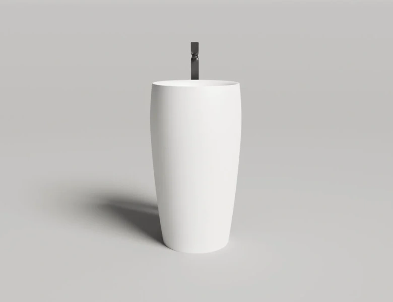 Раковина напольная Salini Alda 03 белый матовый 130321M Hanex