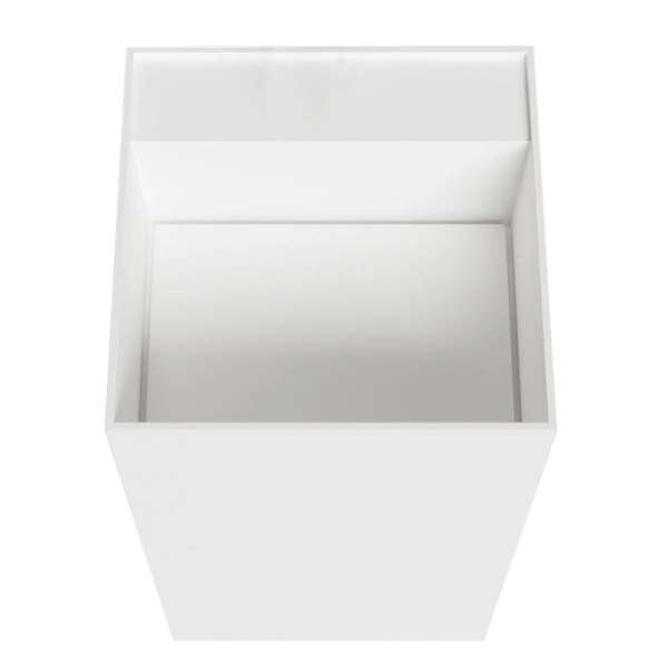 Раковина напольная Salini Armonia Square Top 01 с полочкой 130521TM Hanex