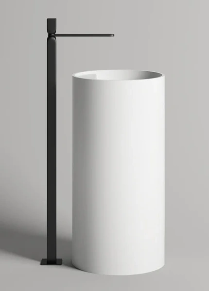 Раковина напольная Salini Armonia Top 01 45 см белая матовая 130124M Hanex