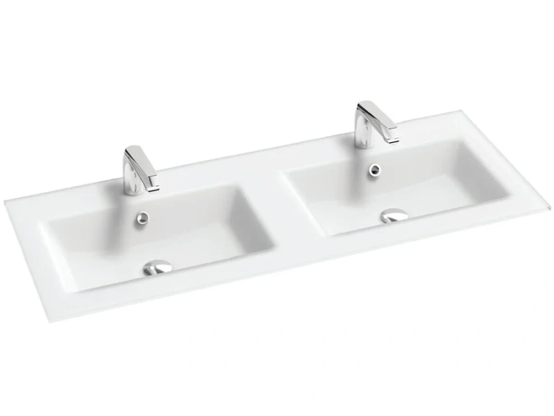 Раковина мебельная Jacob Delafon Sherwood EB1831 120 см стеклянная Hanex