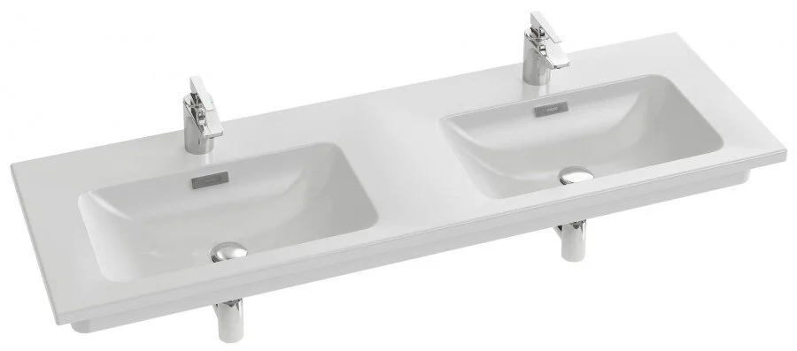 Раковина Jacob Delafon Vox 140 см белая EXAA112-00 Hanex