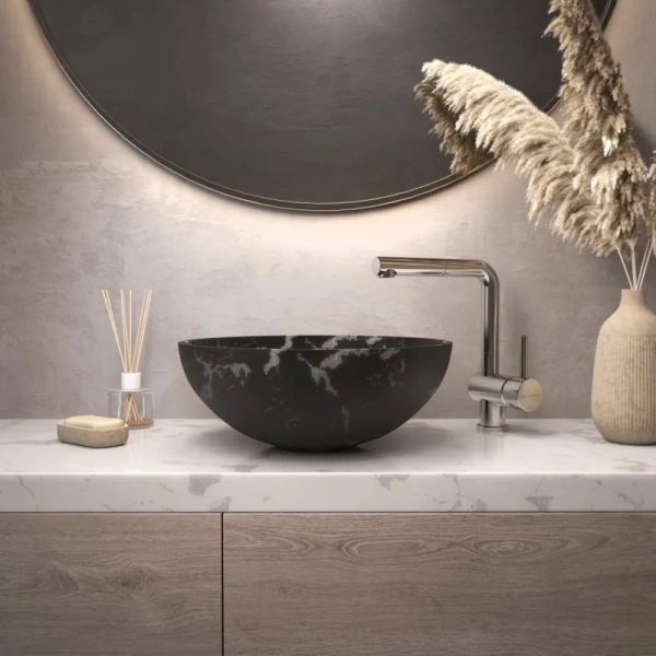 Раковина Omoikiri Hitomi Bl-Marble 41 см черная 4972077 Hanex