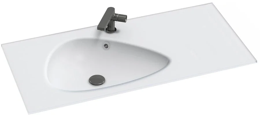 Раковина Jacob Delafon Nouvelle Vague EB3022 120 см стеклянная Hanex