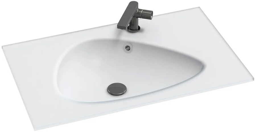 Раковина Jacob Delafon Nouvelle Vague 80 см матовая белая EB3020-DE1 Hanex