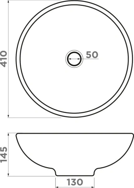 Раковина Omoikiri Hitomi Wh-Marble 41 см белая 4972078 Hanex