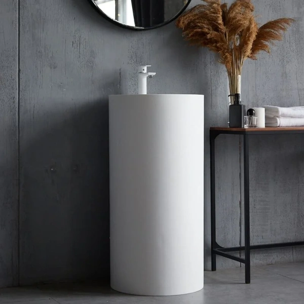 Раковина напольная Montebianco Pisa Rubinetto 45 см белая 11234 Hanex