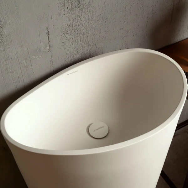 Раковина напольная Montebianco Onda Grande 60 см белая 13008 Hanex