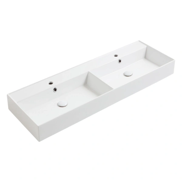 Раковина Simas Agile 141 см двойная AG141D bi*2 Hanex