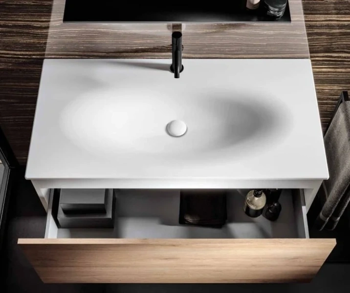 Раковина Kerasan Shape 102 см белая 547001*1 Hanex