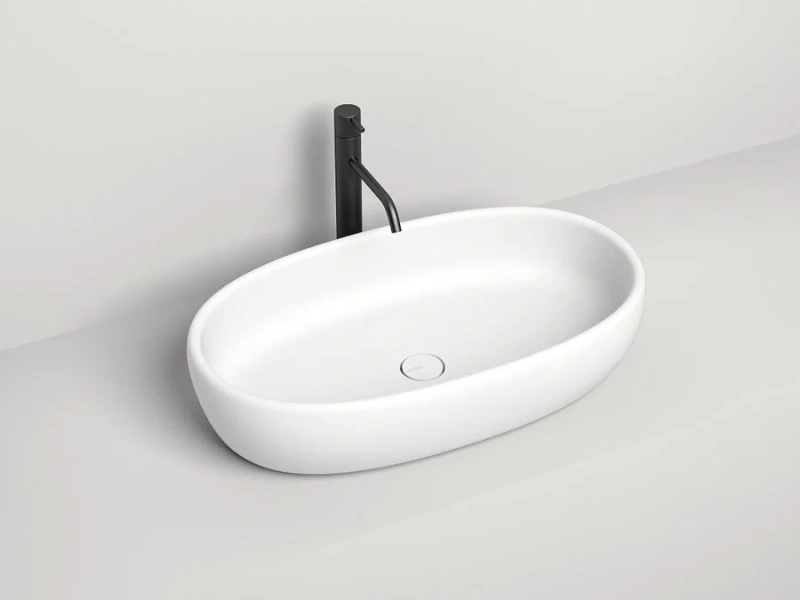 Раковина Salini Luce 70 см белый матовый 110721M Hanex