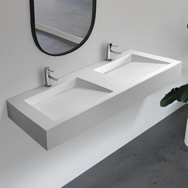 Раковина Abber Stein 152 см двойная AS2643-1.5 Hanex