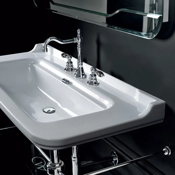 Раковина Kerasan Waldorf 4142K1bi/cr 100 см подвесная Hanex