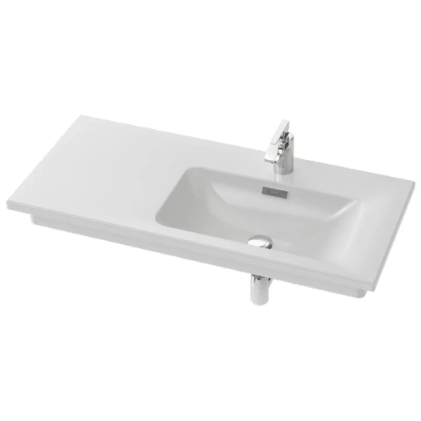 Раковина Jacob Delafon Vox 101 см подвесная с левым крылом EXAD112-00 Hanex