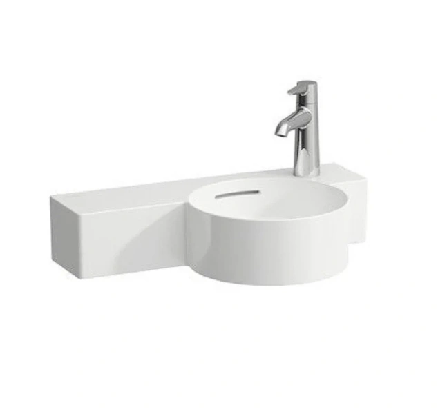 Раковина Laufen Val 55 см полка слева 8.1528.4.000.106.1 Hanex