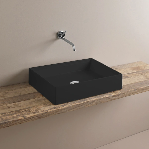 Раковина ArtCeram Scalino 55 см черный матовый SCL002 17 00 nero matt Hanex