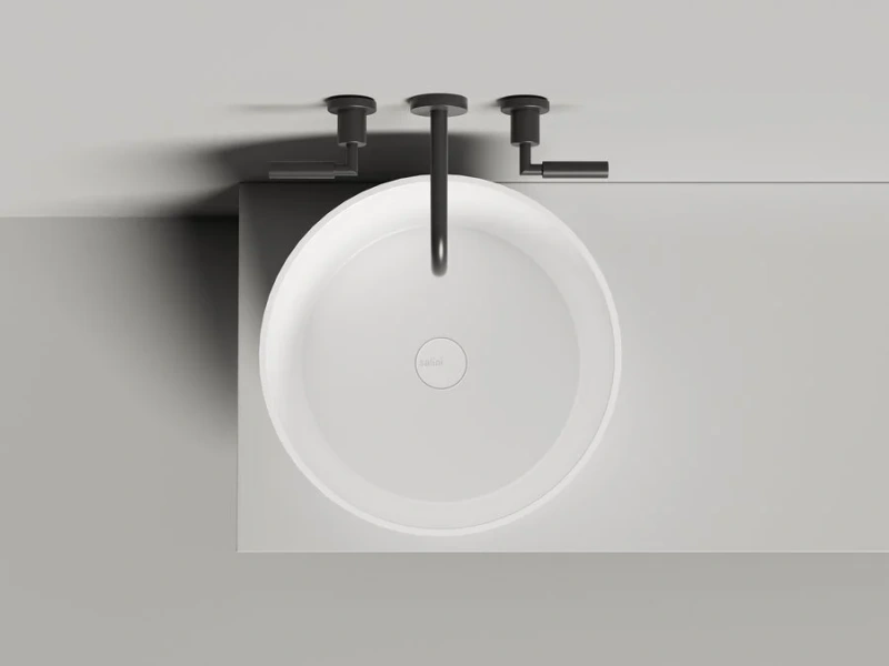 Раковина Salini Armonia 04 46 см белый матовый 130118M Hanex