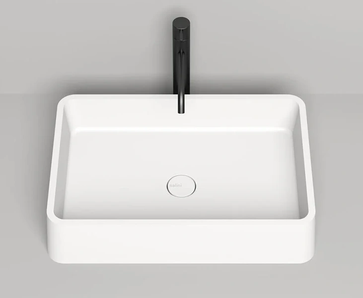 Раковина Salini Gloria 07 60 см накладная, белый матовый 1102207M Hanex