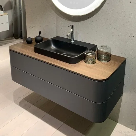 Раковина Duravit Happy D.2 60 см антрацит матовый 2360601300 Hanex