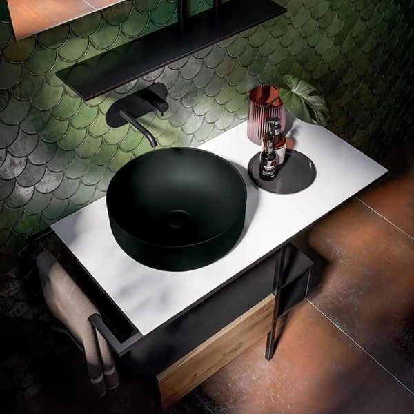 Раковина Kerasan Nolita 40 см черный матовый 534431 Hanex