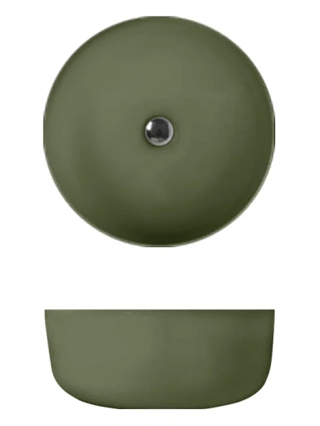 Раковина Kerasan Nolita 40 см Verde Muschio 534411 Hanex