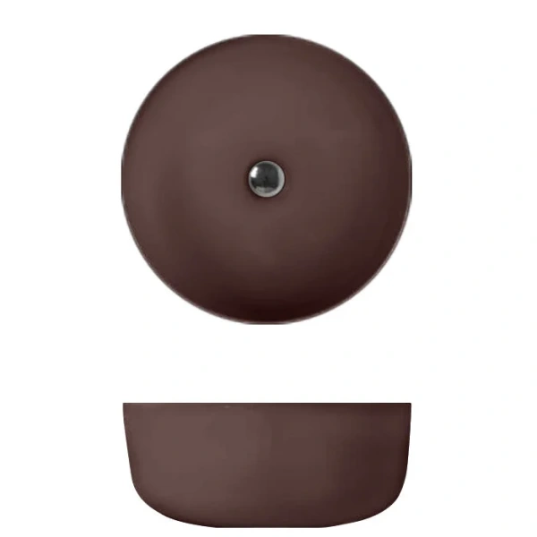 Раковина Kerasan Nolita 40 см Borgogna Matt 534475 Hanex