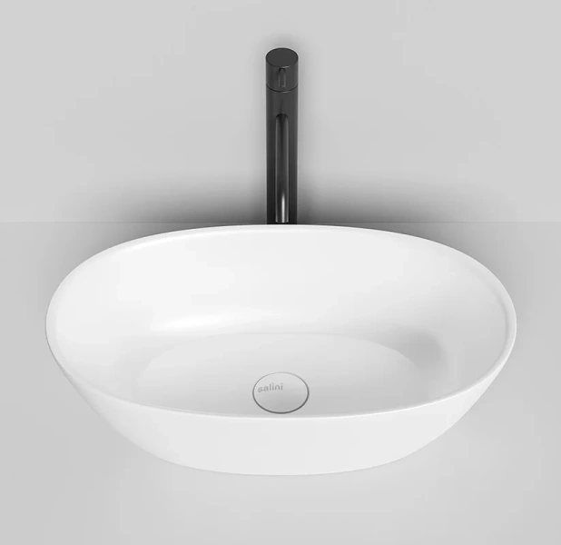 Раковина Salini Sofia 56 см накладная, белый матовый 1101206SM Hanex