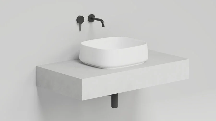 Раковина Salini Oriente Bowl 45 см белая глянцевая 1109102G Hanex