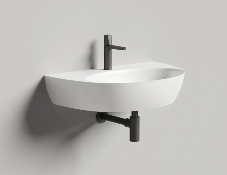 Раковина Salini Alda Wall 03 70 см белый матовый 140323M Hanex