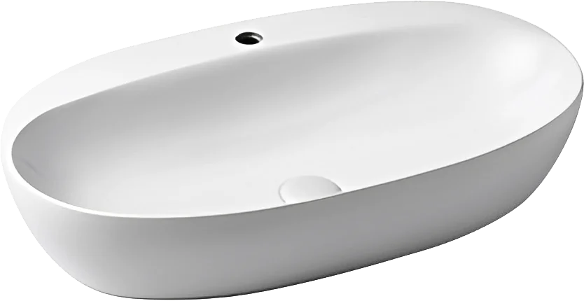 Раковина Azzurra Elegance 90 см овальная ELLA090440CMBI/(ECI90M bi)*1 Hanex