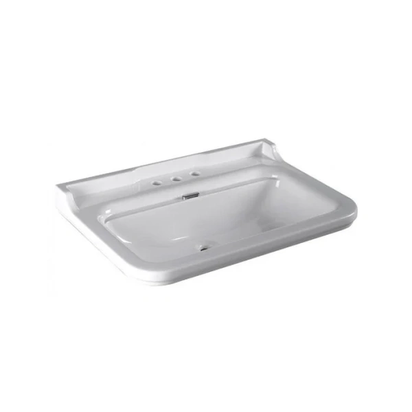 Раковина Kerasan Waldorf 4141K1bi/cr 80 см керамическая Hanex