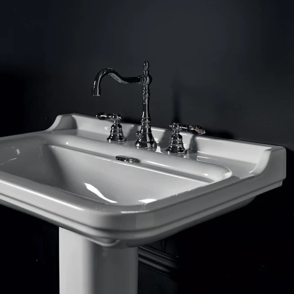 Раковина Kerasan Waldorf 4141K1bi/cr 80 см керамическая Hanex