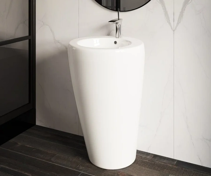 Раковина напольная Ceramica Nova 850 моноблок CN1807 Hanex