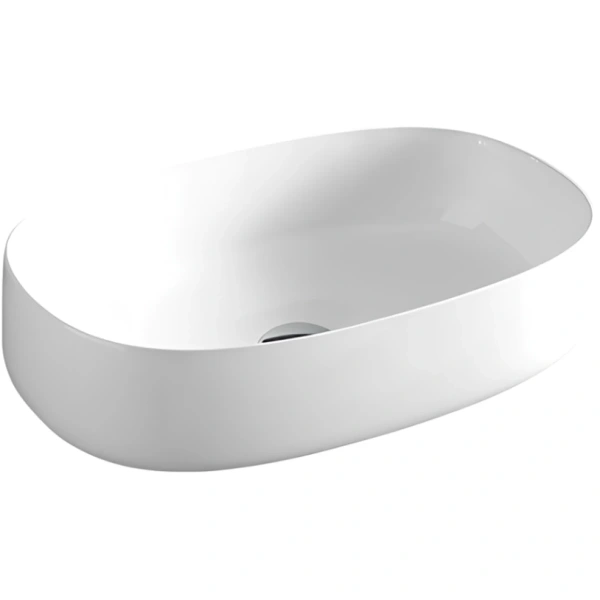 Раковина ArtCeram Cognac 55 см белый глянцевый COL003 01 34 Hanex