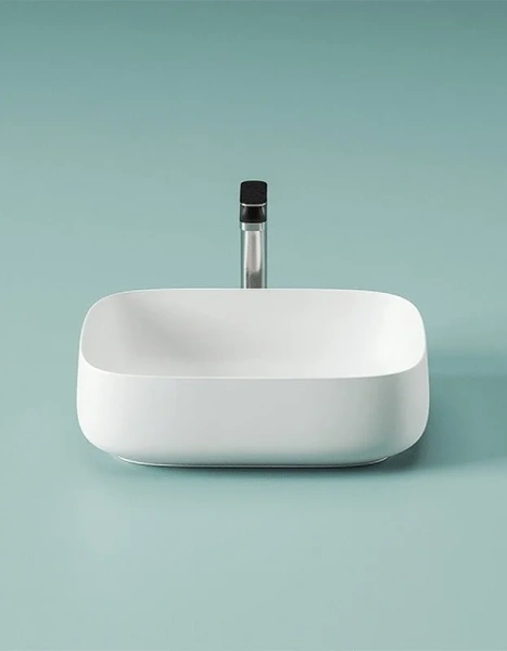 Раковина ArtCeram Cognac 55 см белый глянцевый COL008 01 00 Hanex