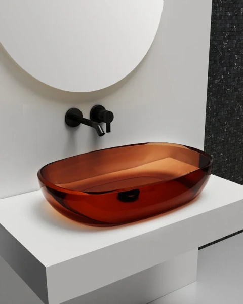 Раковина Abber Kristall AT2805 60 см накладная Hanex