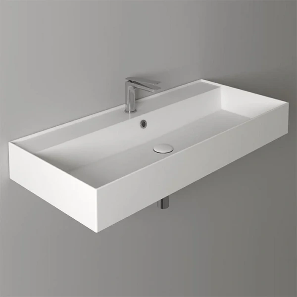 Раковина Simas Agile 101 см с отверстием под смеситель AG101 bi*1 Hanex