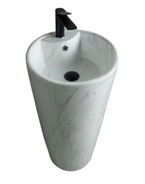 Раковина напольная GID Autonomo Nb131wgss 40 см под камень глянец 81115 Hanex