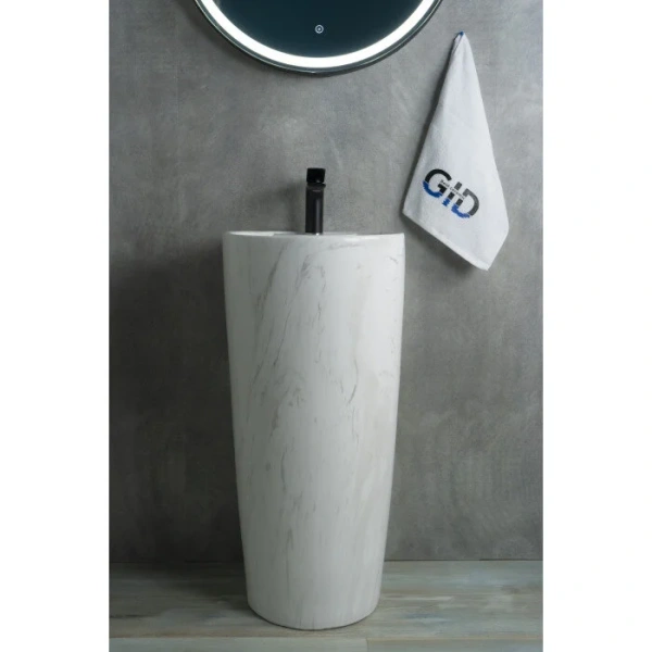 Раковина напольная GID Autonomo Nb131wgss 40 см под камень глянец 81115 Hanex