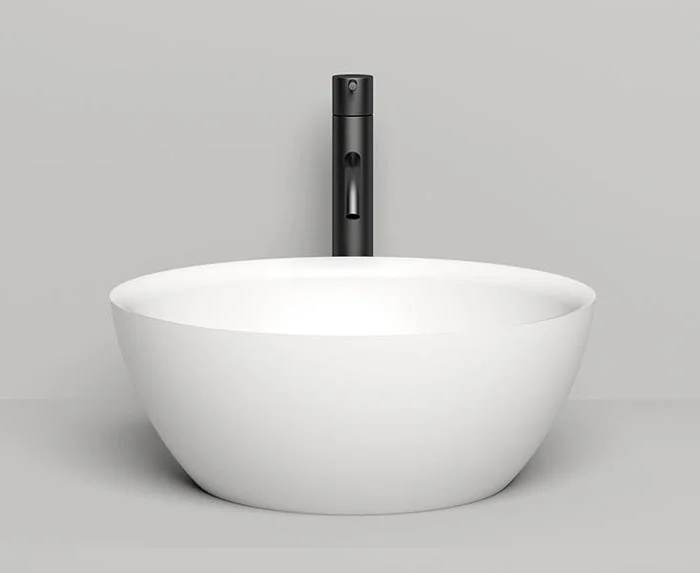 Раковина Salini Alda 02 42 см накладная, белый матовый 1102210M Hanex