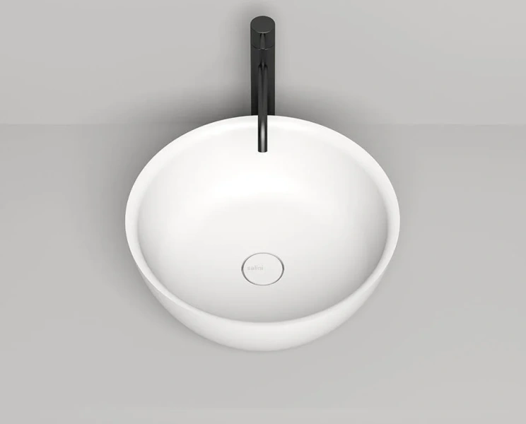 Раковина Salini Alda 02 42 см накладная, белый матовый 1102210M Hanex