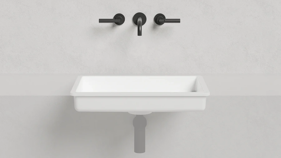 Раковина Salini Marea 14 60 см Solix белая матовая 1802214M Hanex