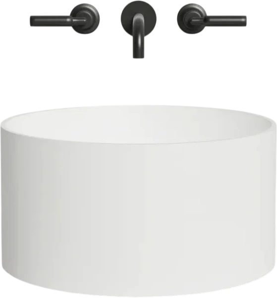 Раковина Salini Armonia Round 02 45 см из искусственного камня 130422M Hanex