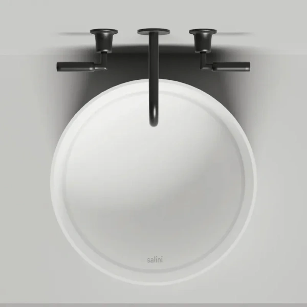 Раковина Salini Armonia Round 02 45 см из искусственного камня 130422M Hanex