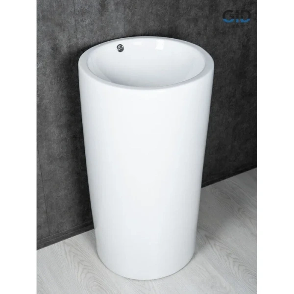 Раковина напольная GID Autonomo Nb163 46 см белая 81107 Hanex