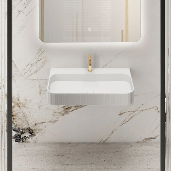 Раковина Vincea 90 см белая матовая VWB-6SG90MW Hanex