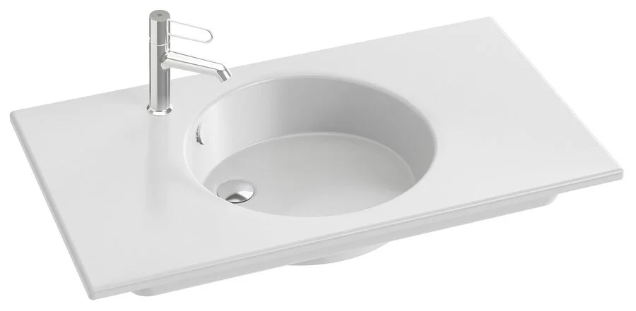 Раковина Jacob Delafon Odeon Rive Gauche 90 см с гладкой нижней поверхностью EXAV112-Z-00 Hanex