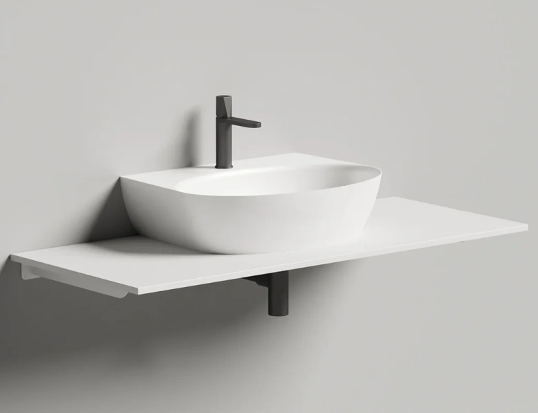 Раковина Salini Alda Wall 02 60 см белый глянец 140312G Hanex