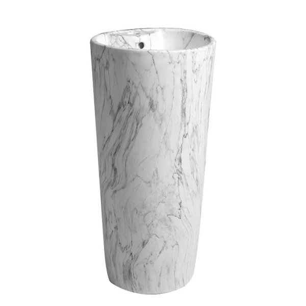 Раковина напольная SantiLine 41 см под мрамор SL-4008 Hanex