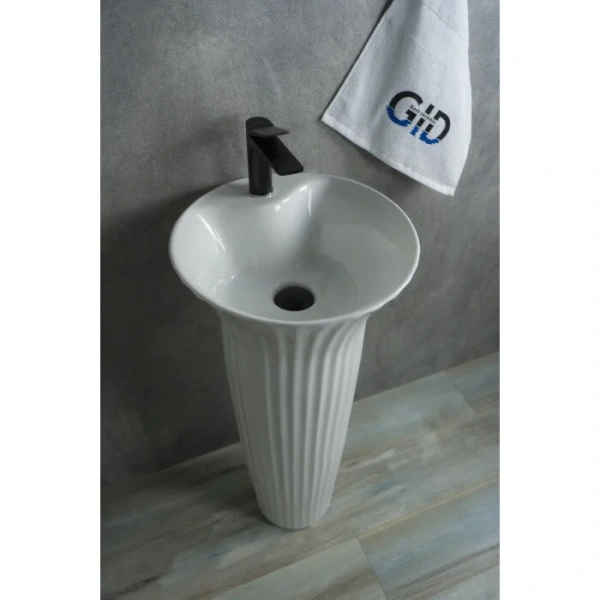 Раковина напольная GID Autonomo Nb132 41 см белая 81113 Hanex