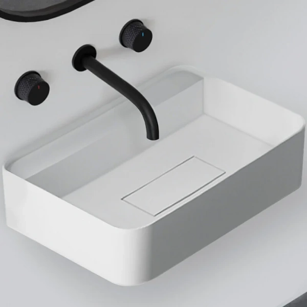 Раковина Abber Stein 50 см белая матовая AS2626 Hanex